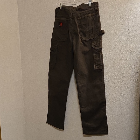Wrangler Men's Dark Brown Cargo Pants - Sz 32x32 - Picture 13 of 15